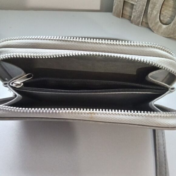 Multicolor Wallet Double Zipper Card Holder - Picture 3 of 12